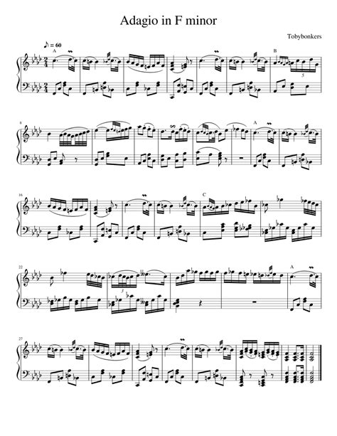 Adagio In F Minor
